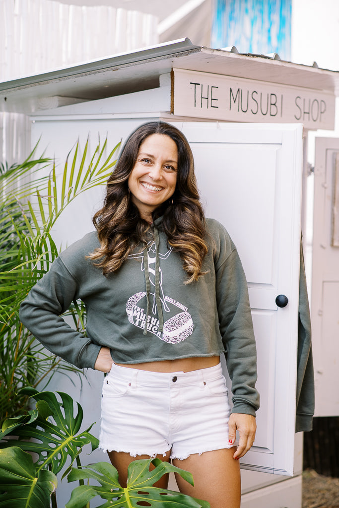 Surfsubi Crop Fleece Hoodie