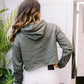 Surfsubi Crop Fleece Hoodie
